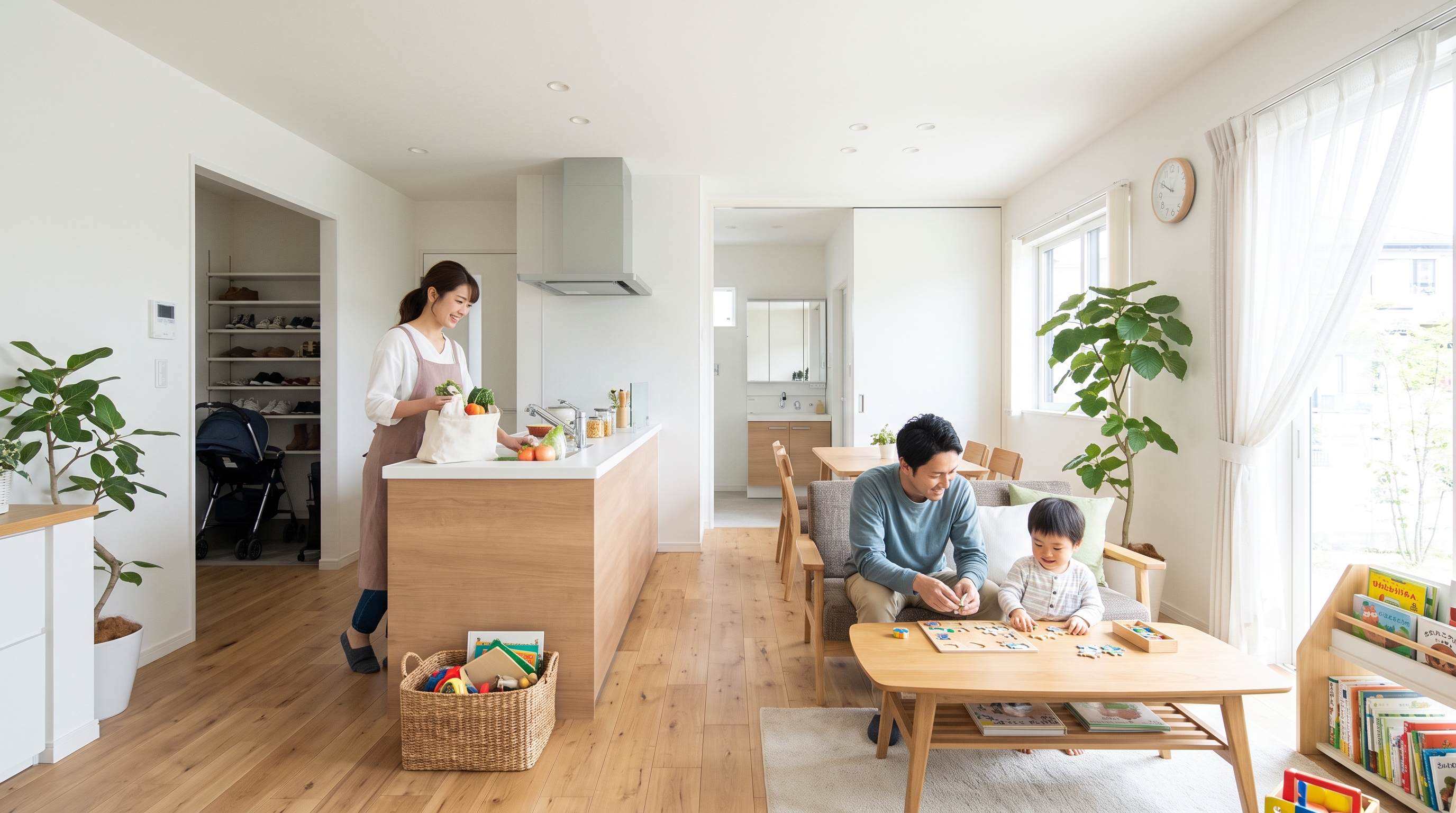 子育て世代がこだわりたい！「暮らしやすい間取り」3つのポイント