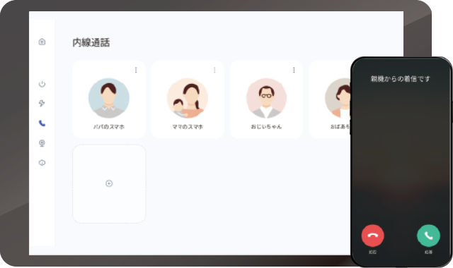 宅内通話　イメージ画像