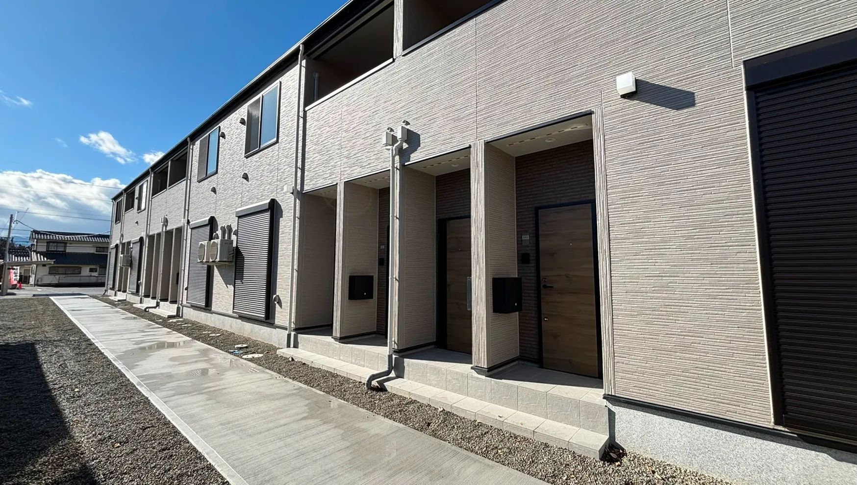 アパート施工例　外観