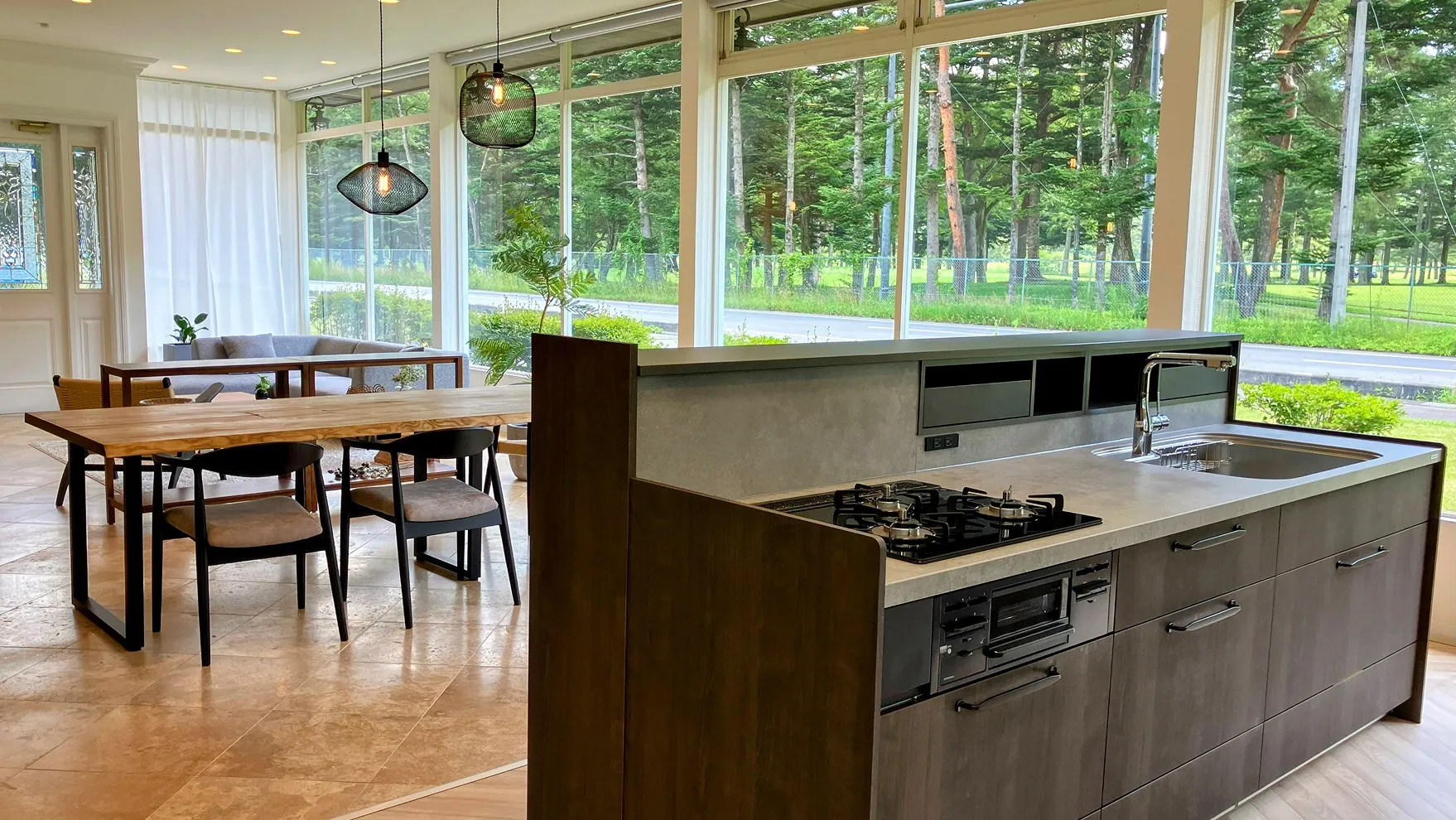 店舗施工例　軽井沢店内観２